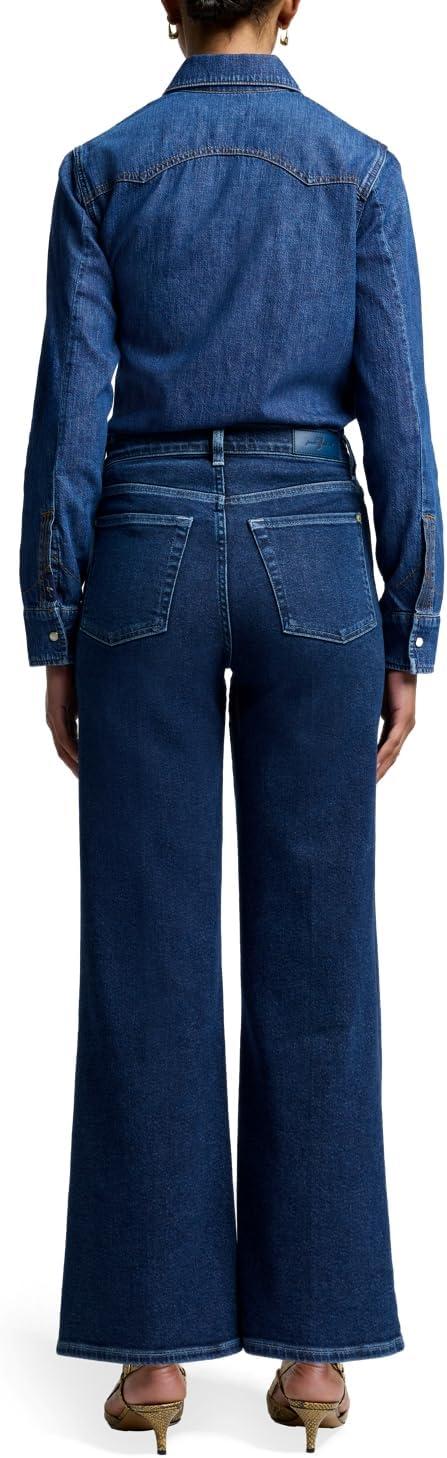 image:image7 for All Mankind Womens Luxe Vintage Ultra High Rise Jo Wide Leg JeansParadise Cove