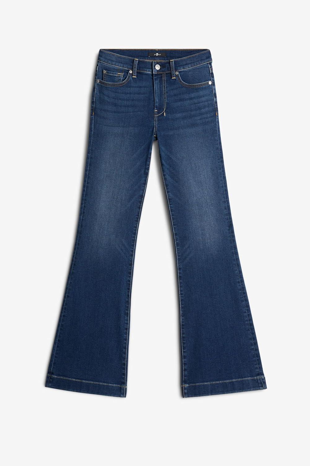 image:image7 for All Mankind Womens Slim Illusion Dojo Wide Leg Trouser Jeans 30Medium Melrose
