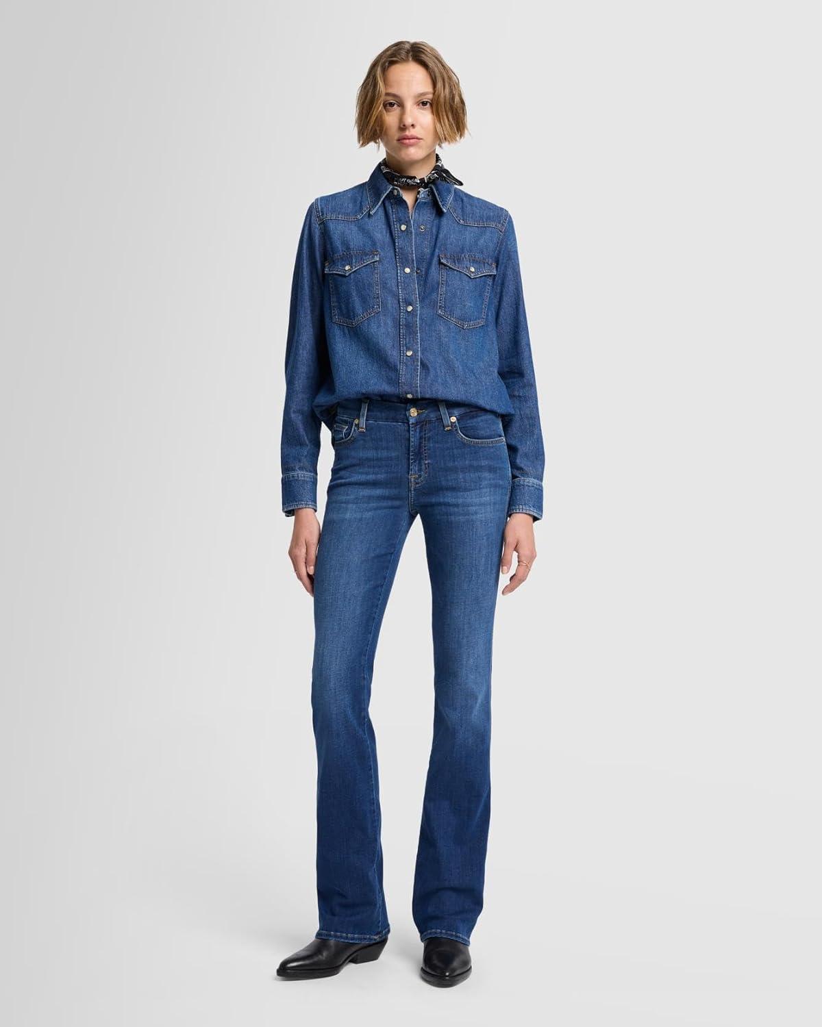 image:image7 for All Mankind Womens Womens Kimmie Bootcut JeansDuchess