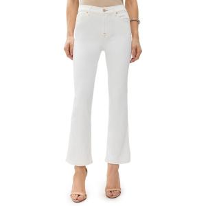 7 for All Mankind Women’s Daisy Ankle Boot Cropped Jean(Sugar)