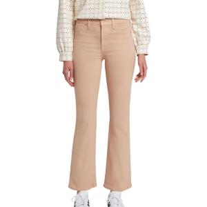 7 for All Mankind Women’s High-Waisted Slim Kick Flare Pants(Caramel Coated)