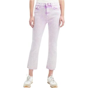 7 for All Mankind Women’s Women’s High-Waist Jeans(Pink)