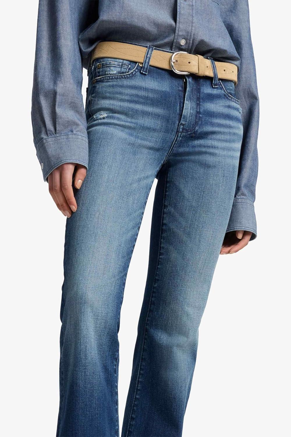 image:image7 for All Mankind Womens Dojo Trouser JeansLake Blue