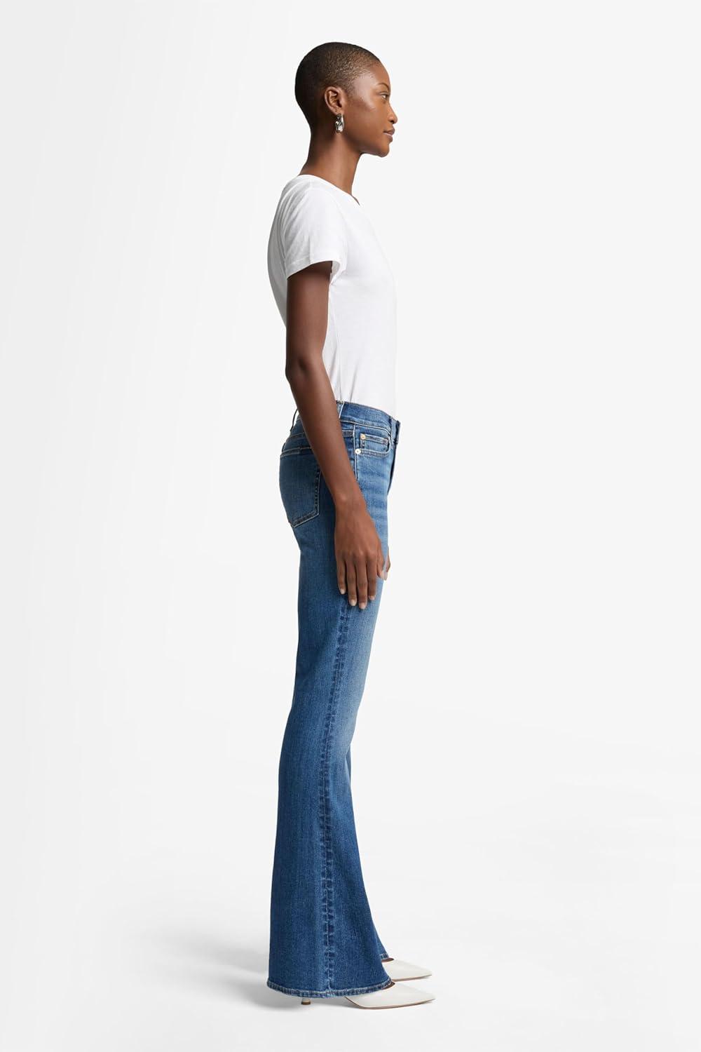 image:image7 for All Mankind Womens High Waist Ali Flare Leg JeansRoyalty