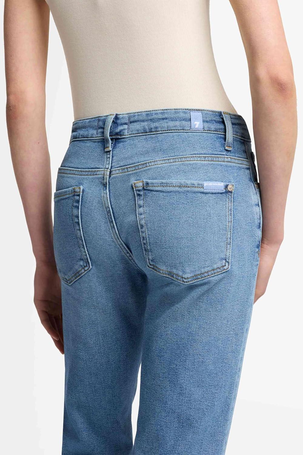 image:image7 for All Mankind Womens Luxe Vintage Calie Straight Leg Ankle JeansFancy