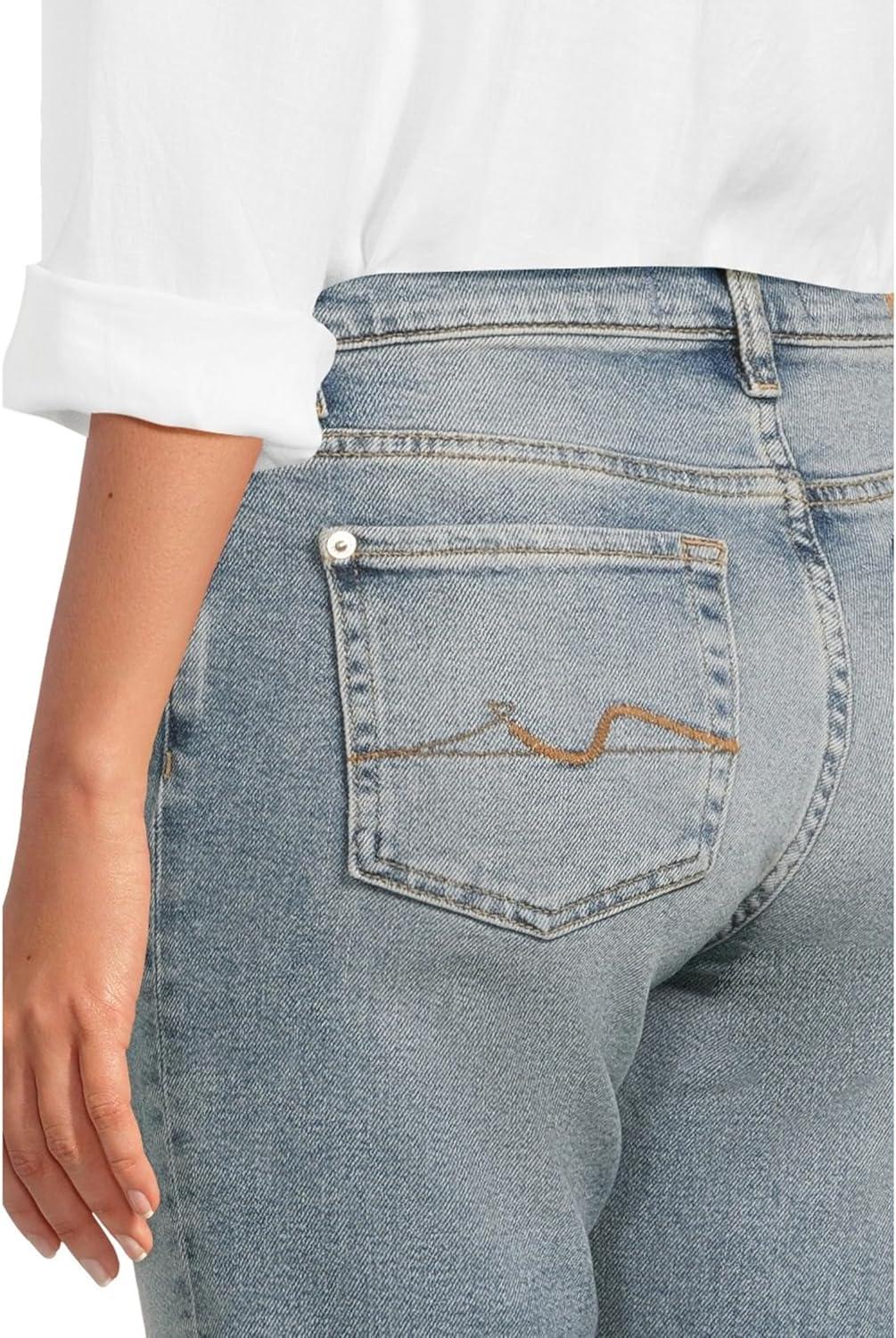 image:image7 for All Mankind Womens Luxe Vintage Daisy Ankle Bootcut JeansAmuse Me
