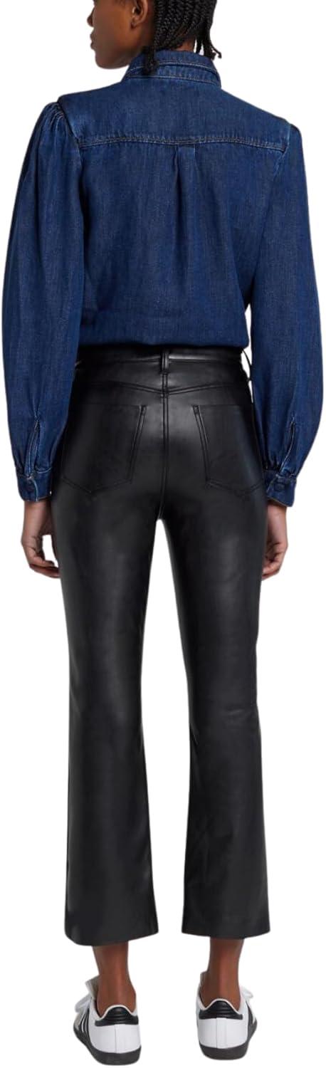 image:image7 for All Mankind Womens Womens HighWaisted Slim Kick Flare JeansBlack