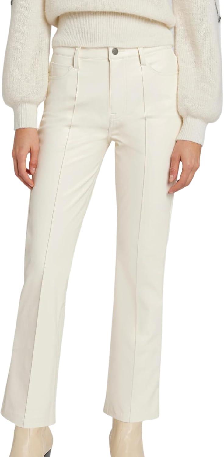 image:image7 for All Mankind Womens Womens HighWaisted Slim Kick Flare JeansCream