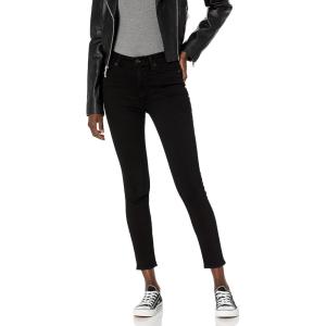 7 For All Mankind Women’s Ankle Skinny High Rise Jeans(Black Lake)