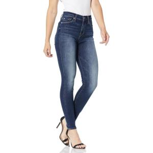 7 For All Mankind Women’s Ankle Skinny High Rise Jeans(Midnight Rain)