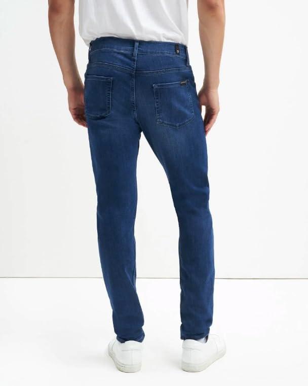 image:image7 for All Mankind Mens Slimmy Tapered Straight JeanMid Blue