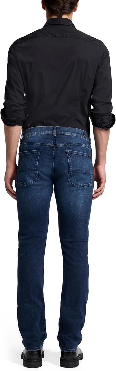 image:image7 for All Mankind Mens Luxe Performance Straight Leg JeansDark Blue