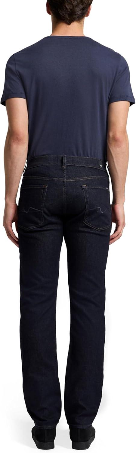 image:image7 for All Mankind Mens Luxe Performance Straight Leg JeansRinse Blue