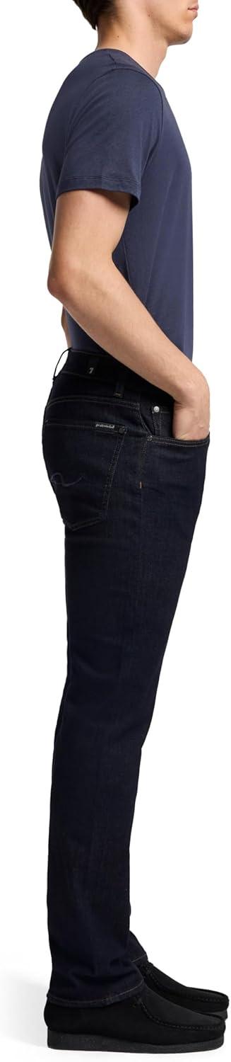 image:image7 for All Mankind Mens Luxe Performance Straight Leg JeansRinse Blue