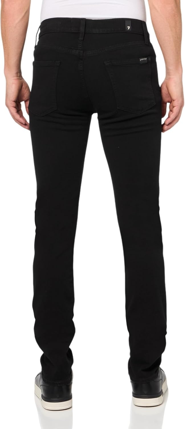 image:image7 for All Mankind Mens Slimmy Clean Pocket Slim Fit JeansBlack