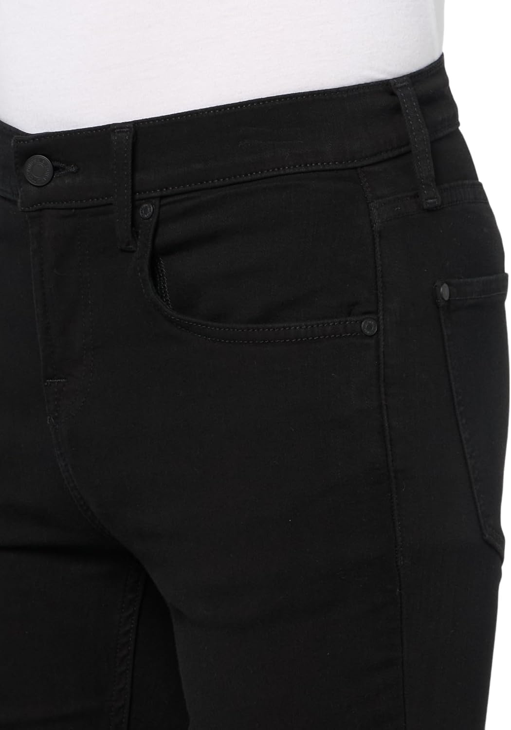 image:image7 for All Mankind Mens Slimmy Clean Pocket Slim Fit JeansBlack