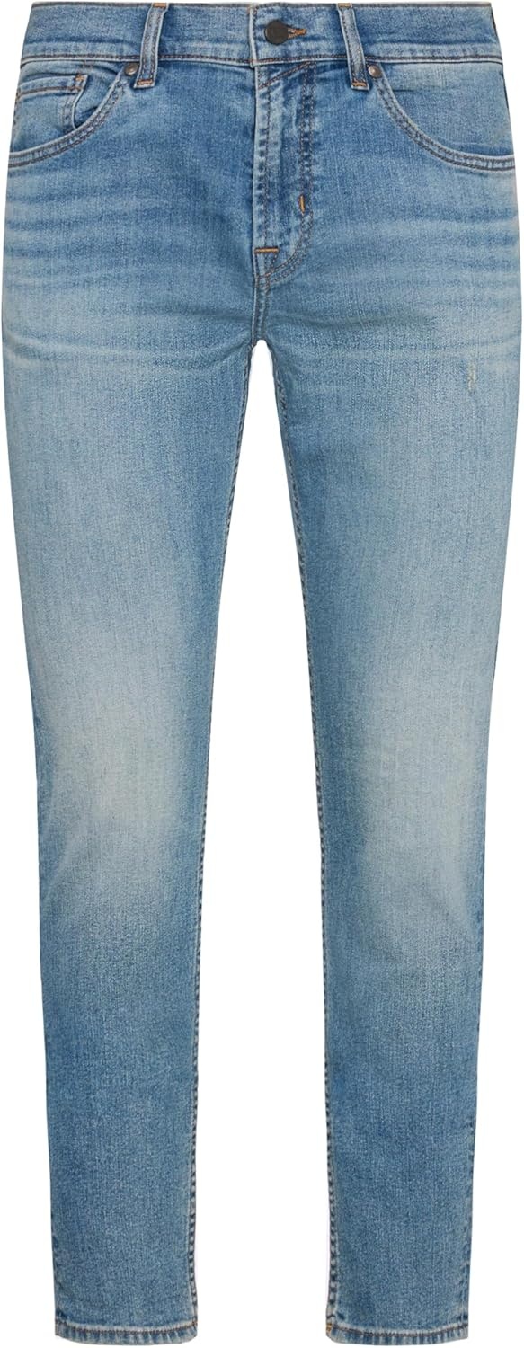 image:image7 for All Mankind Mens Slimmy Clean Pocket Slim Fit JeansPortofino