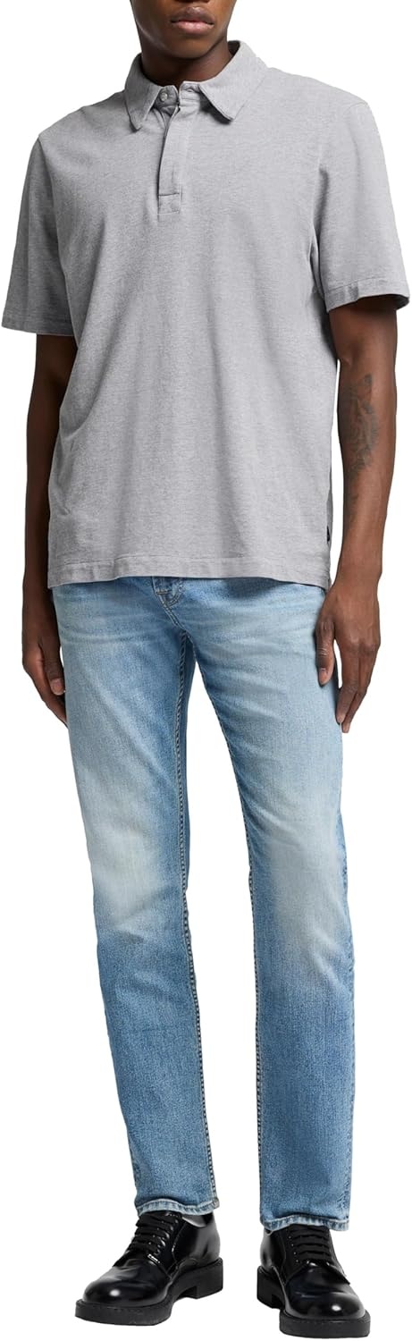 image:image7 for All Mankind Mens Slimmy Clean Pocket Slim Fit JeansPortofino