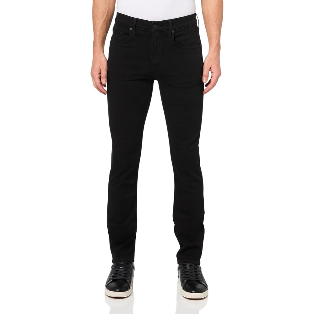 image:image7 for All Mankind Mens Slimmy Clean Pocket Slim Fit JeansBlack